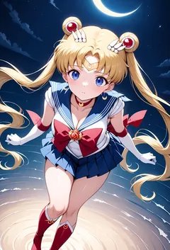 温泉浴池中,和水手水星,水手火星之间的做爱~又将高悬九天之上的月之神女拉下凡尘~